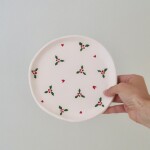 Clay Christmas plates